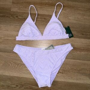 🆕 NWT WILD FABLE Bikini Top & Bottom Set